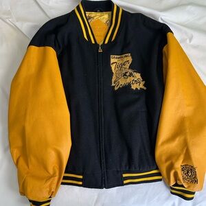 Grambling State University Black and Gold Jacket- Vintage - Size L